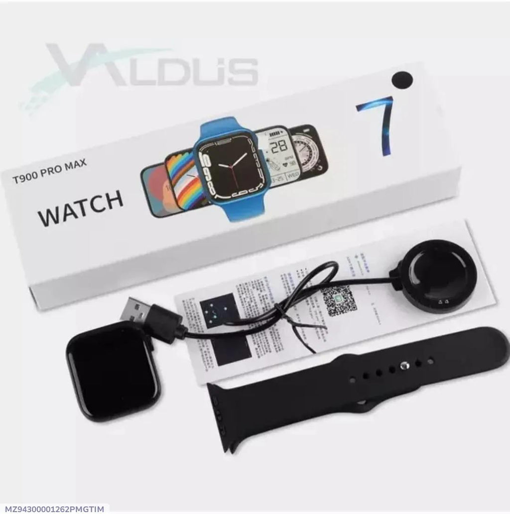 7 Inch Smartwatch Black ABS Fit for Men Women