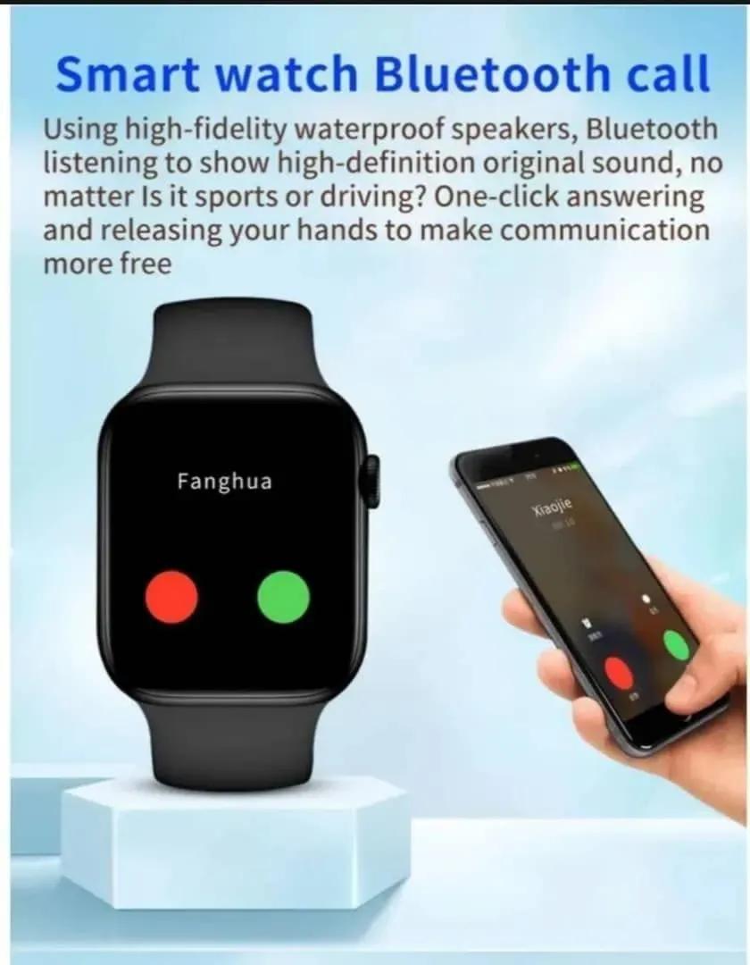 7 Inch Smartwatch Black ABS Fit for Men Women
