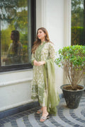 3 Pcs Women's Unstitched Printed Suit