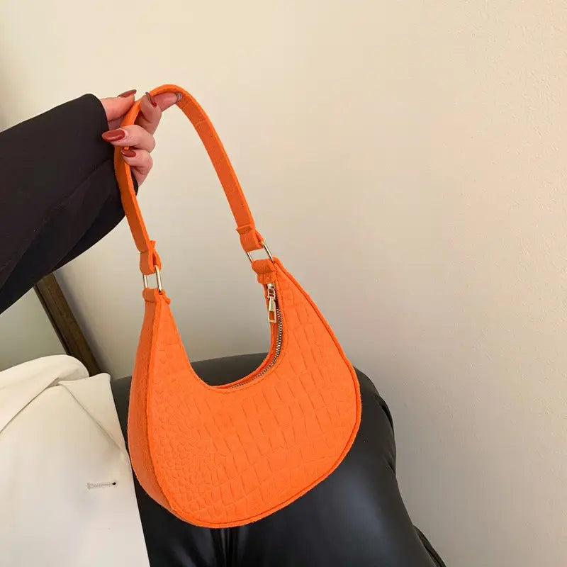 Orange Korean Style Women's Shoulder Bag 2023