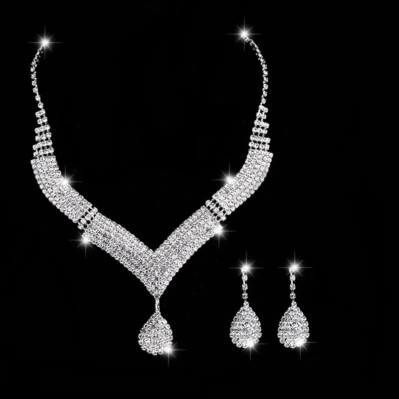 European & American Wedding Jewelry Set for Women