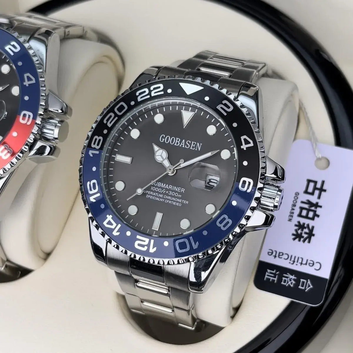 Guberson Coke Circle Men's Watch Waterproof Luminous Calendar