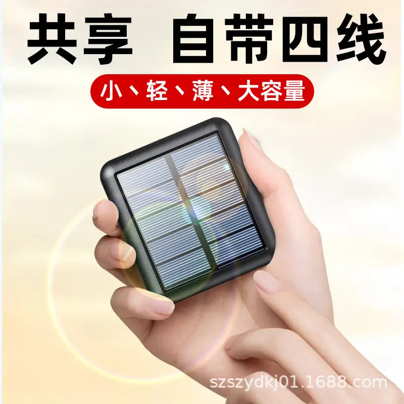 Solar Mini Power Bank 20000mA Outdoor Use
