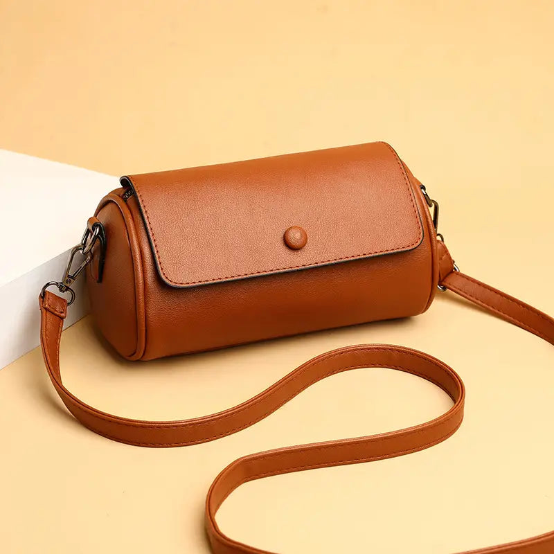 Women's Crossbody Bag Brown Soft Leather 2025