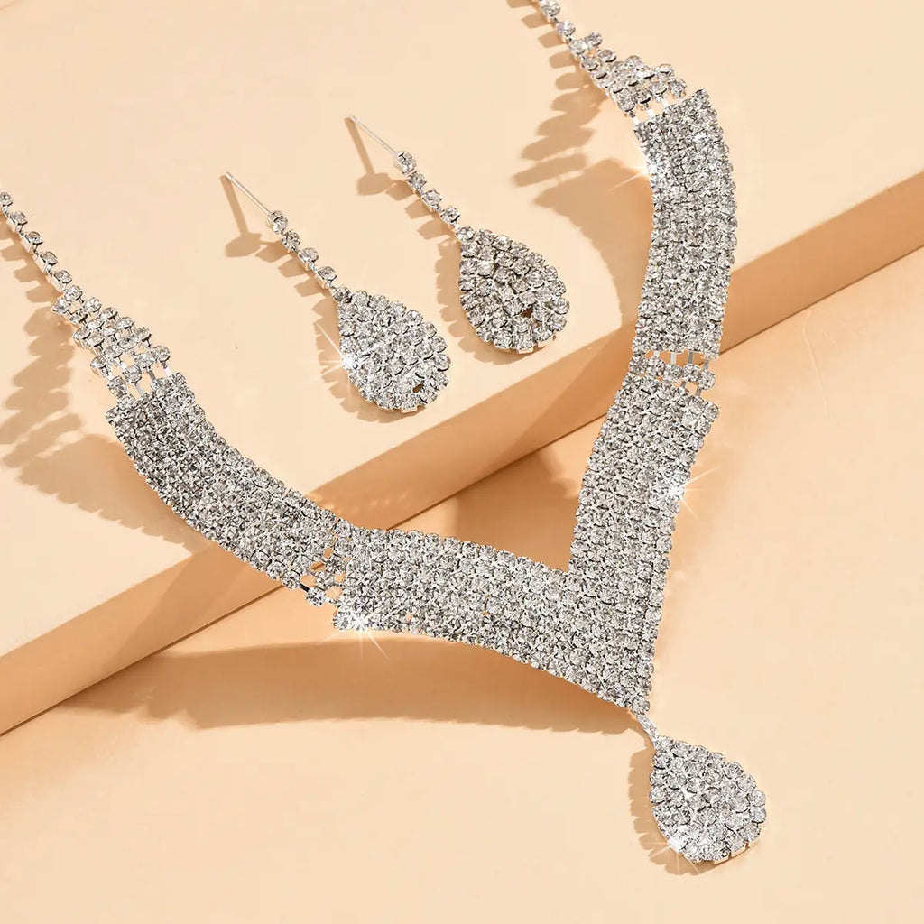 European & American Wedding Jewelry Set for Women