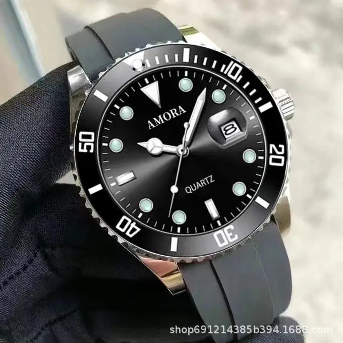 Amora Men's Blue Quartz Watch 2025 Waterproof