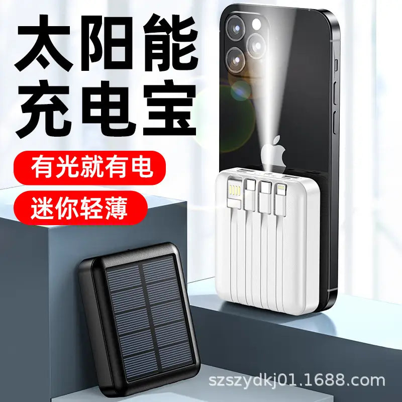 Solar Mini Power Bank 20000mA Outdoor Use