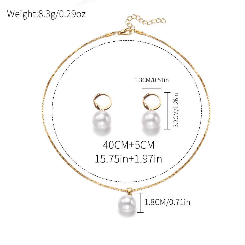 Pearl Pendant Necklace for Women's Elegant Jewelry