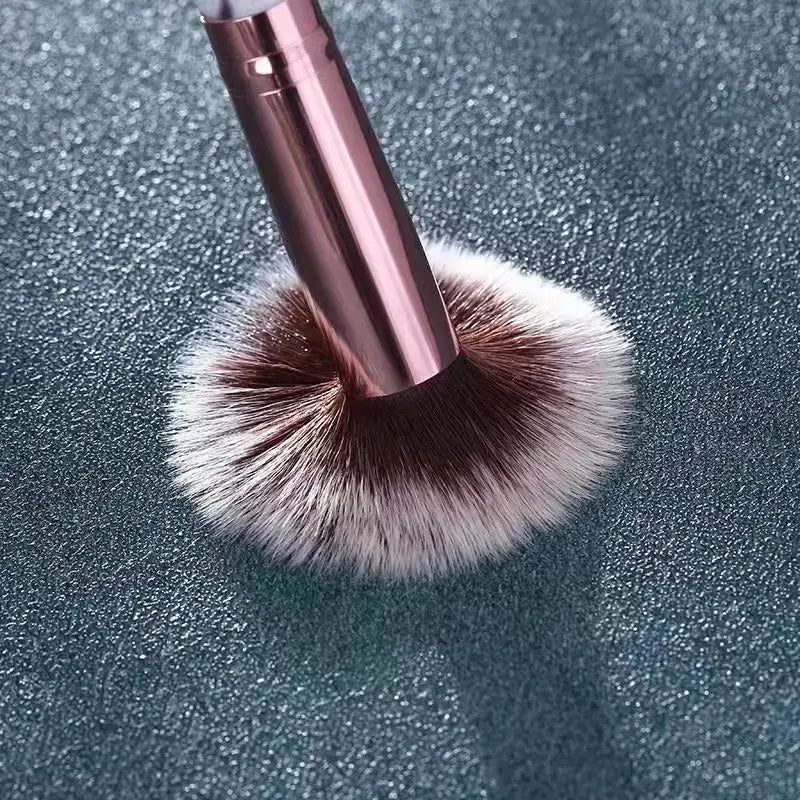 Marble Contour Brush with Fur Brush for Makeup