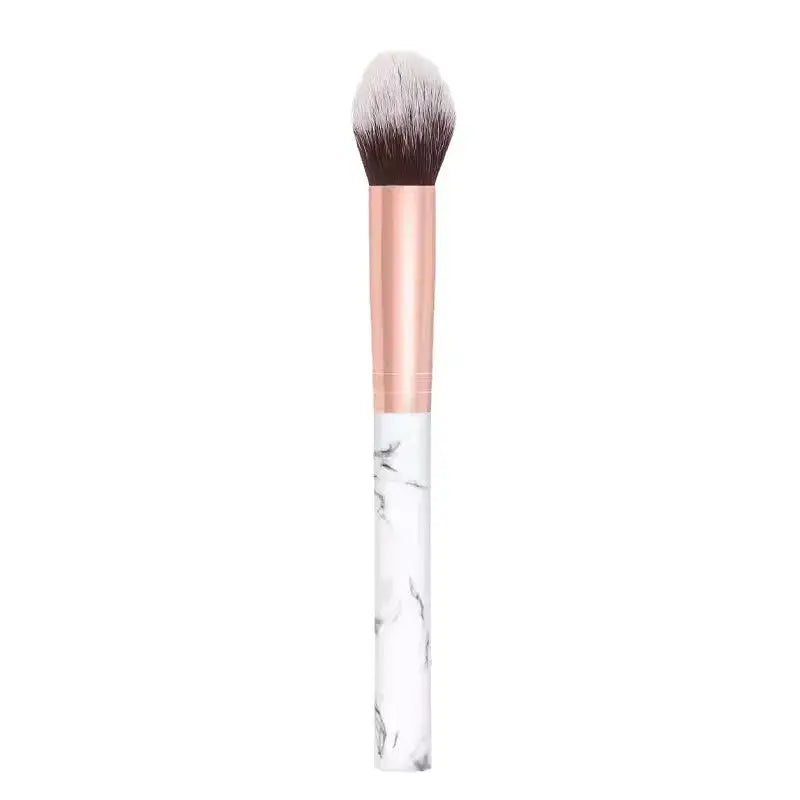 Marble Contour Brush with Fur Brush for Makeup