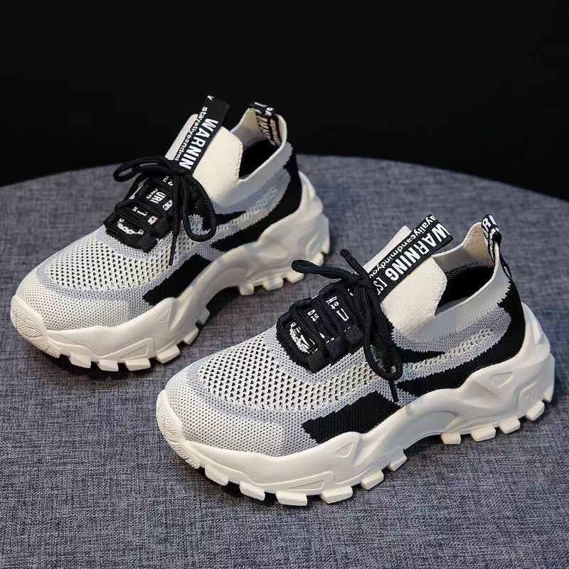 Shoes for Women Summer New Style Women's Dad Shoes Trendy Women's Shoes Fly Woven Breathable Sports Shoes Women's Foreign Trade Wholesale Women's Shoes
