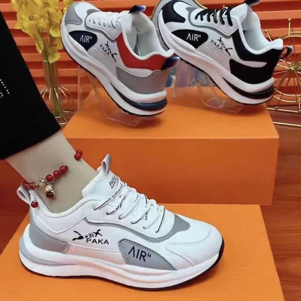 Men's and Women's Same Sports Shoes, Mesh Breathable Dad Shoes, Casual Soft Sole Fashion Running Couple Shoes, Fly-Knit Sports Shoes