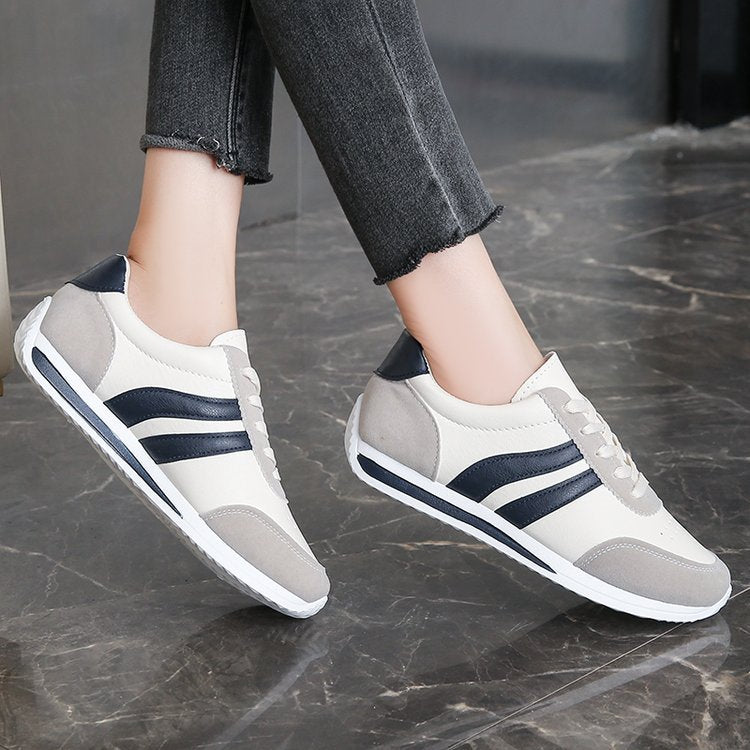 2026 Autumn New Lace-Up Casual Sports Shoes Soft-Soled Running Shoes Versatile Student Shoes Flat Non-Slip Women's Shoes