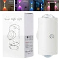 LED Night Light with Motion Sensor | Rechargeable Wireless Wall Lamp | Dimmable Smart Night Light | Magnetic Indoor & Outdoor Wall Light
