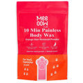 Meow Club 10-Min Painless Body Wax Powder with Spoon | Orange Hair Removal Wax for Smooth Skin