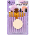 9 PCS Makeup Brush Set | Professional Beauty Tools for Foundation, Blending, Contouring & Eyeshadow | Soft Synthetic Bristles | Pink