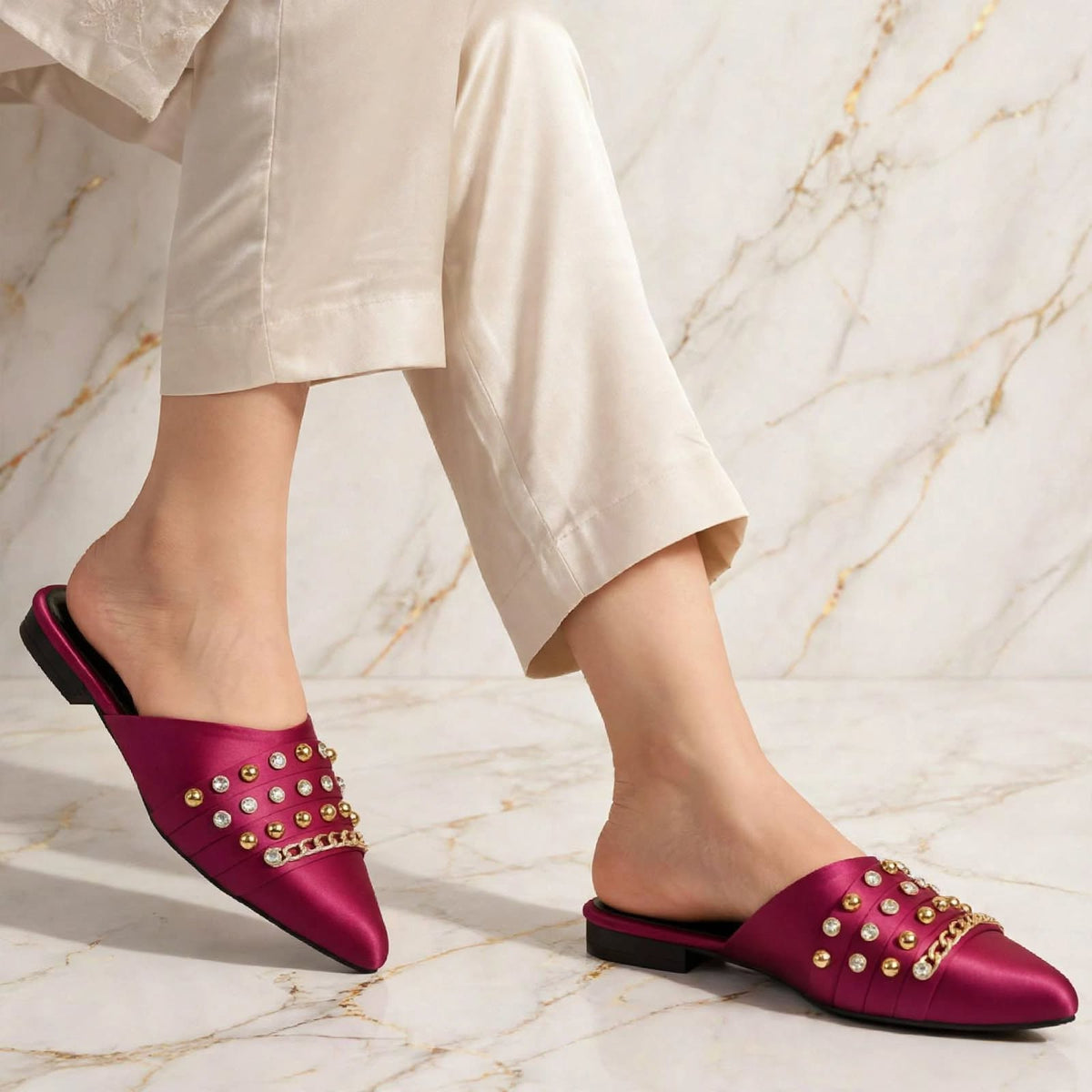 Aurelia Luxe Mules