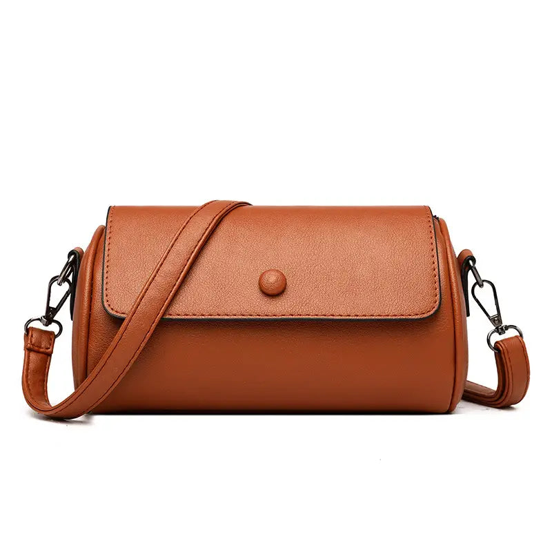 Women's Crossbody Bag Brown Soft Leather 2025
