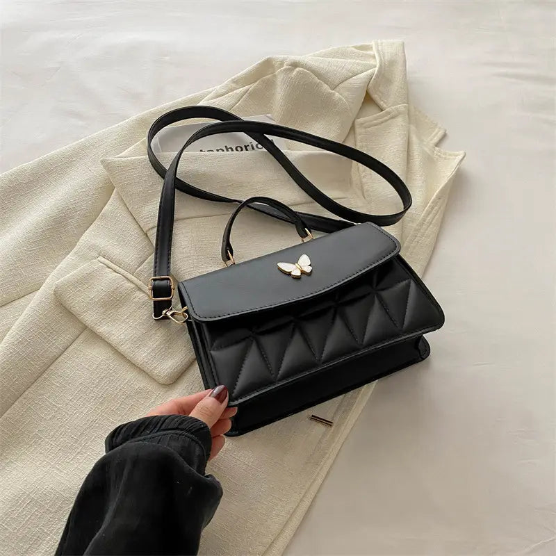 Women's Black Crossbody Bag 2025 New Design
