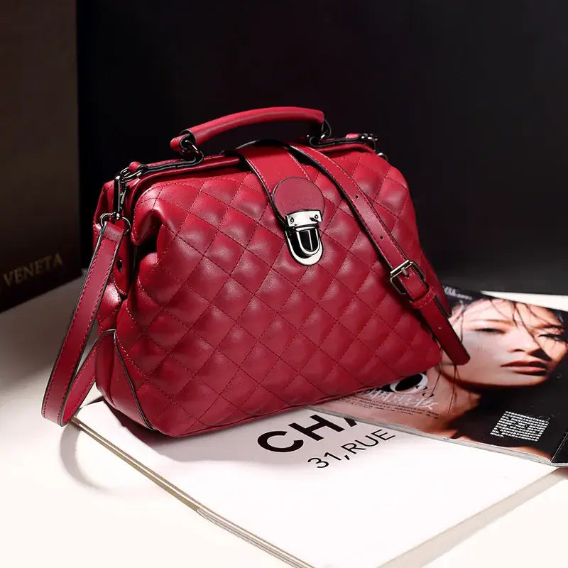 Women's Korean Style Frosted Shoulder Bag Brown 2024