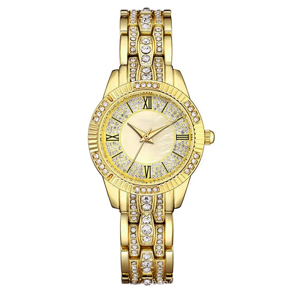 2022 Luxury Women's Watch with Rhinestone Bracelet