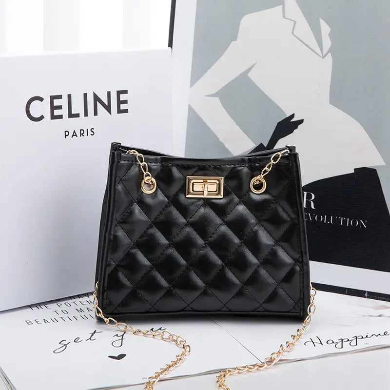 Red Quilted Chain Bag for Women 2023