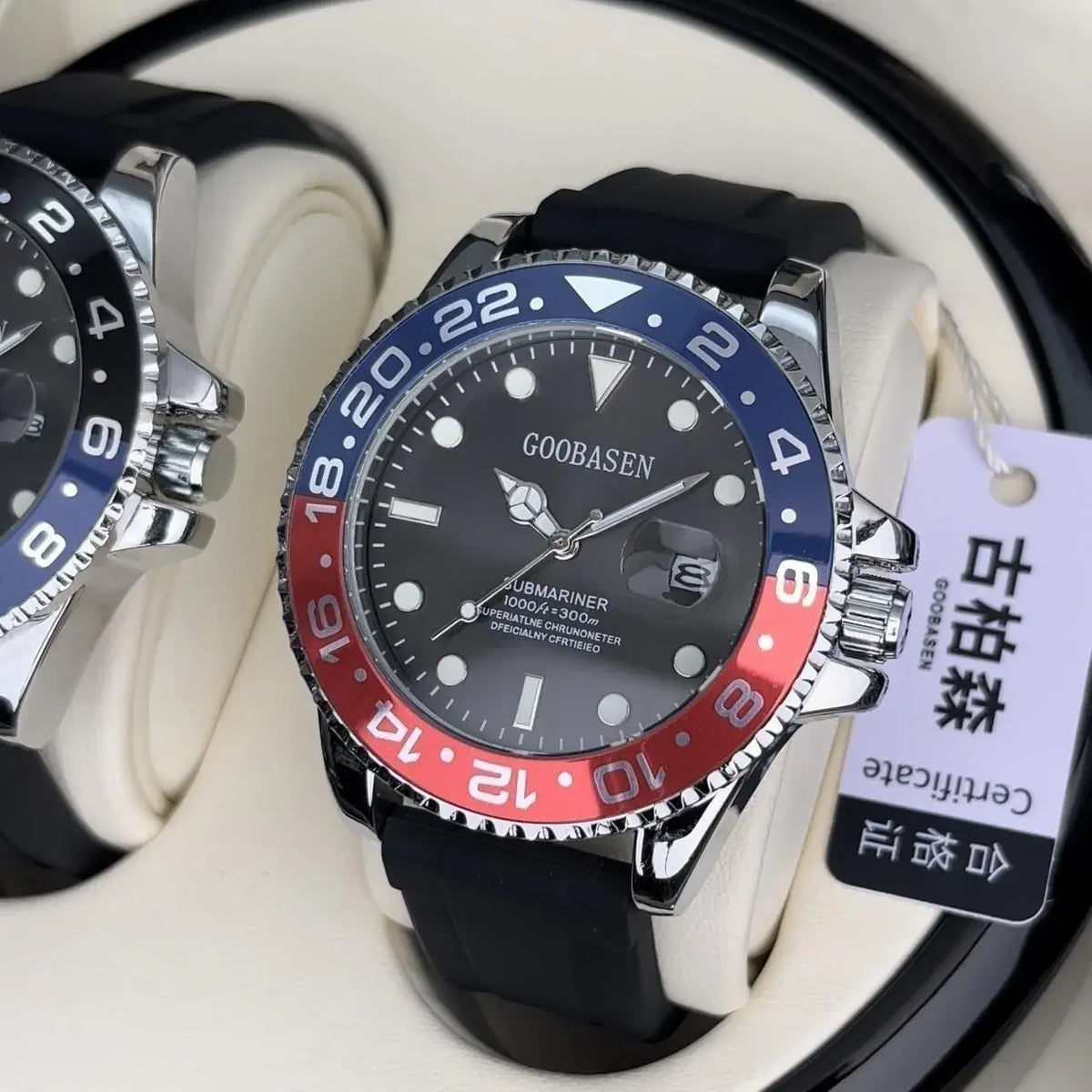 Guberson Coke Circle Men's Watch Waterproof Luminous Calendar