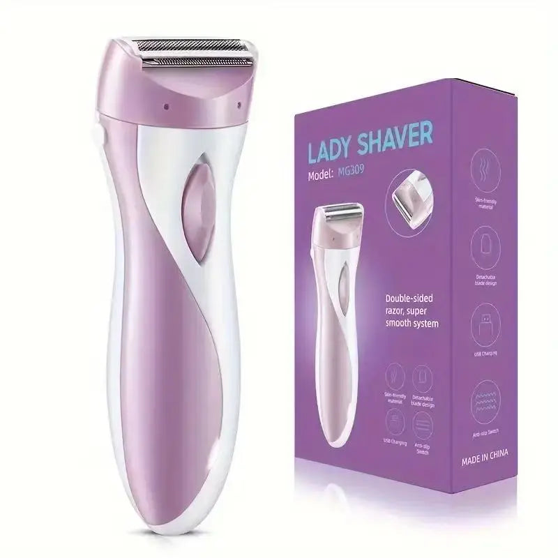 Multifunctional Hair Shaver, Electric Hair Clipper, Razor, Five-In-One Digital Display Hair Trimmer for Women's Body and Private Parts