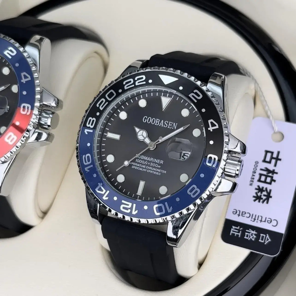 Guberson Coke Circle Men's Watch Waterproof Luminous Calendar