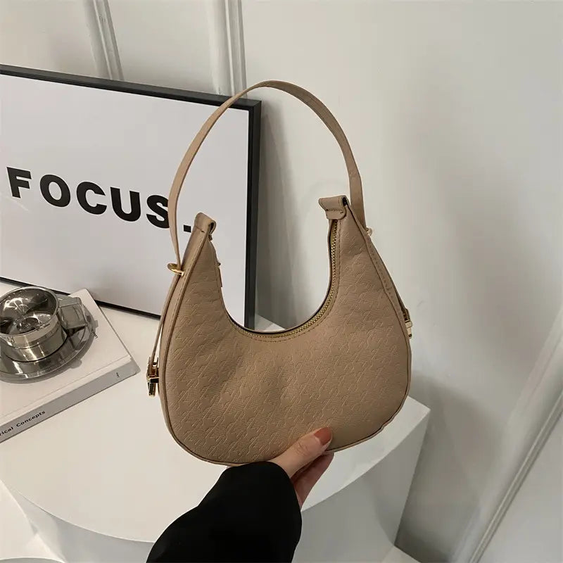 Green Embossed Shoulder Bag for Women 2025