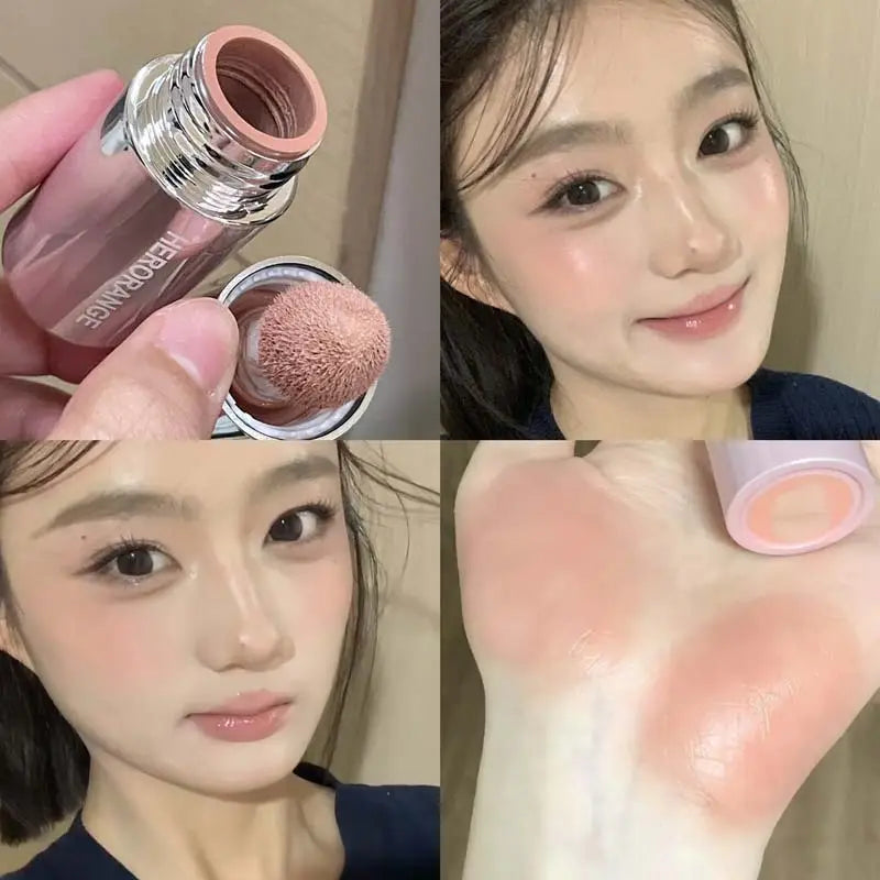 Korean Matte Blush Liquid Orange Low Saturation