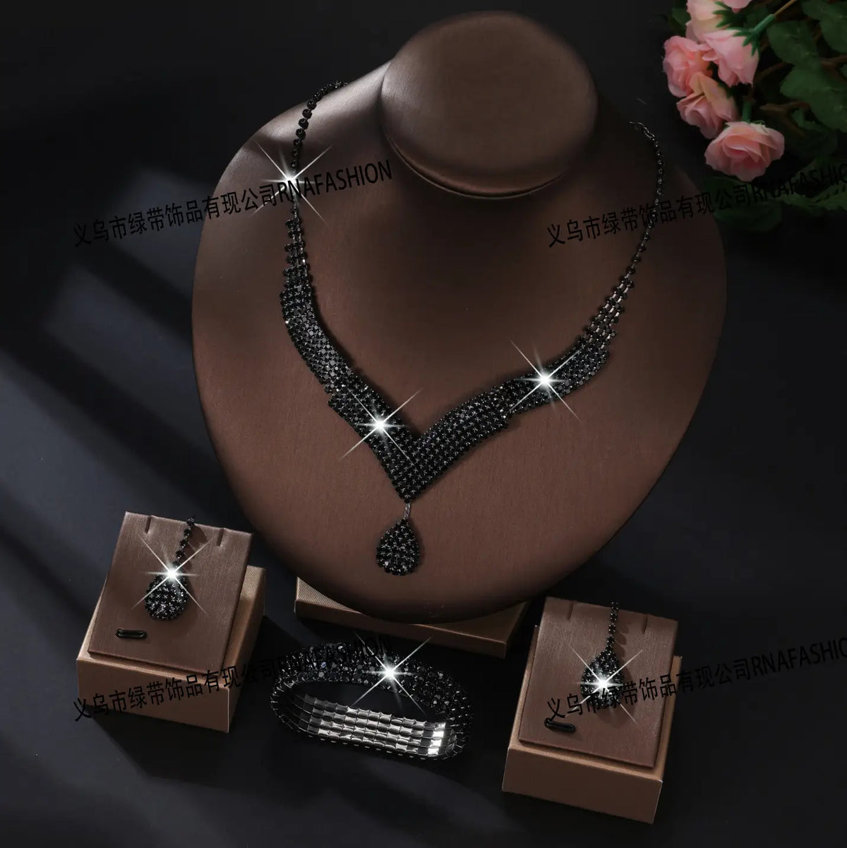 European & American Wedding Jewelry Set for Women