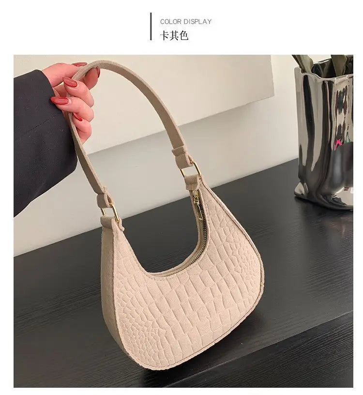 Orange Korean Style Women's Shoulder Bag 2023