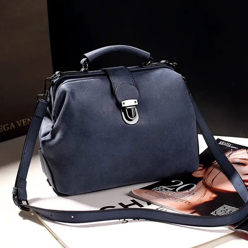 Women's Korean Style Frosted Shoulder Bag Brown 2024