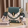 Women's Crossbody Phone Bag Beige Pvc Square Design